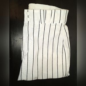 White Pinstriped Champro Baseball Pants
